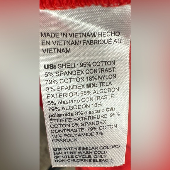 Chico's Tiered T-Shirt Dress Flame Scarlett short sleeve women’s sz 12 new nwt - Picture 11 of 12